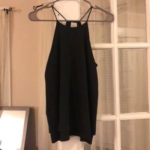 Black polyester tank